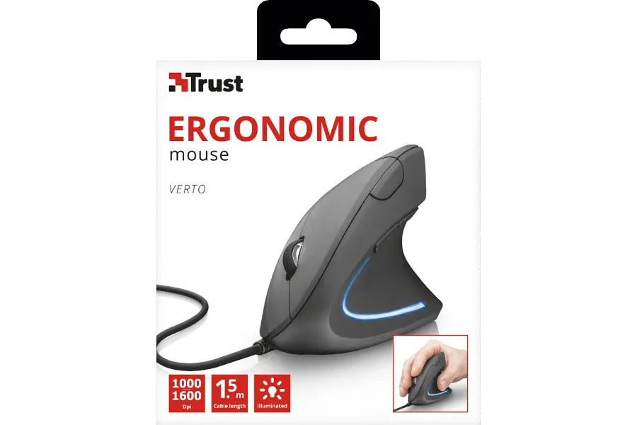 Вертикальна миша Trust Verto Ergonomic (22885) - фото 7