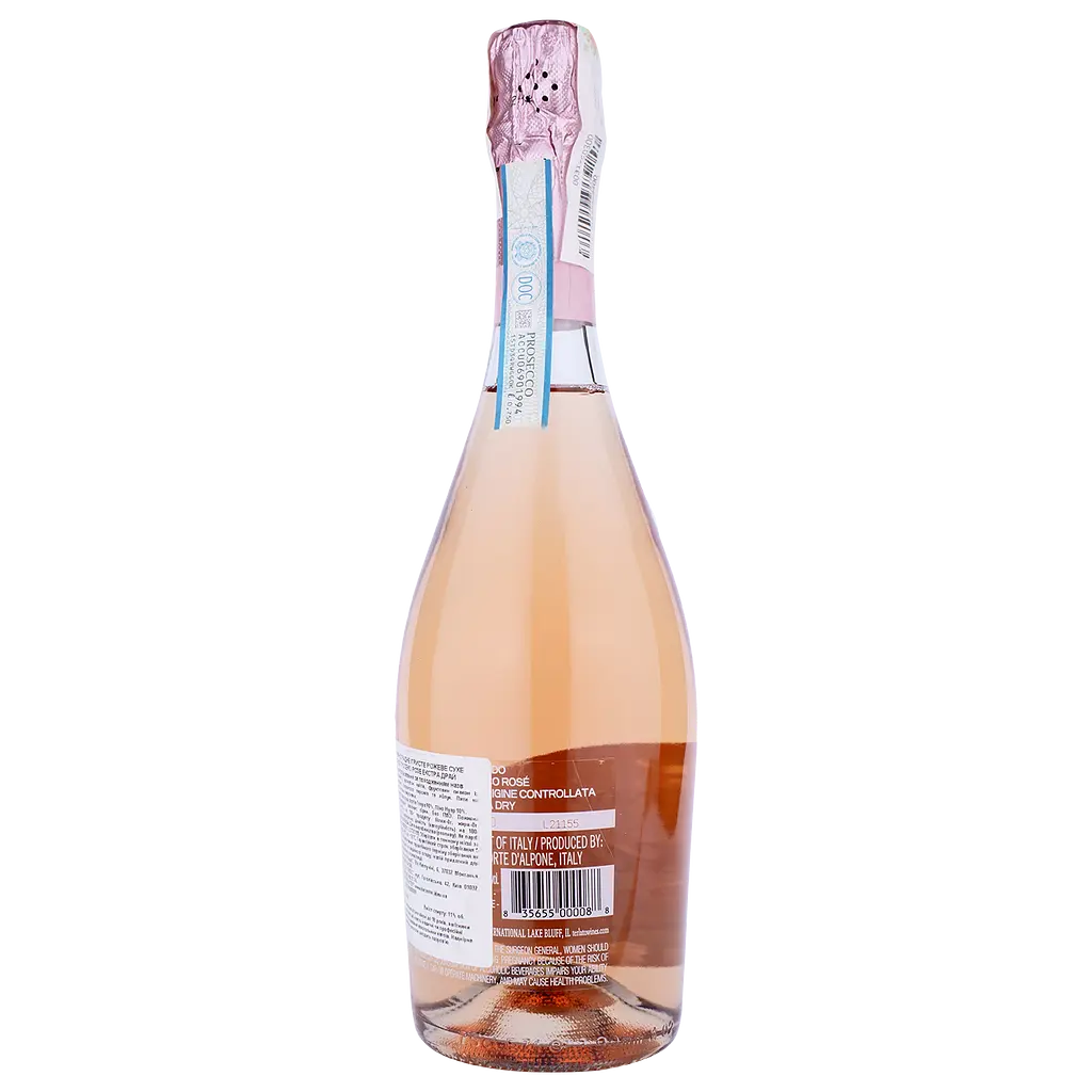 Ігристе вино Riondo Prosecco Rose Cuvee 16 DOC, рожеве, екстра драй, 0,75 л - фото 2