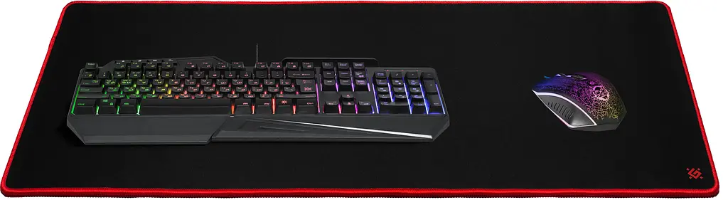 Килимок для миші Black Ultra XXL 900*450*3мм (50564) Defender teh0022906 - фото 6