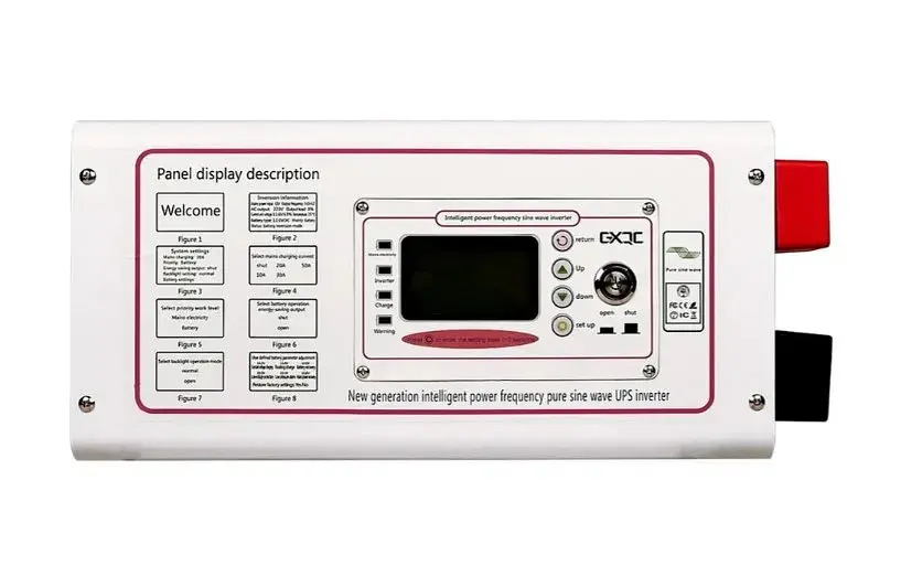 Джерело безперебійного живлення GXQC UPS 1500W/ 4500W DC 24V AC 220V чиста синусоїда - фото 7