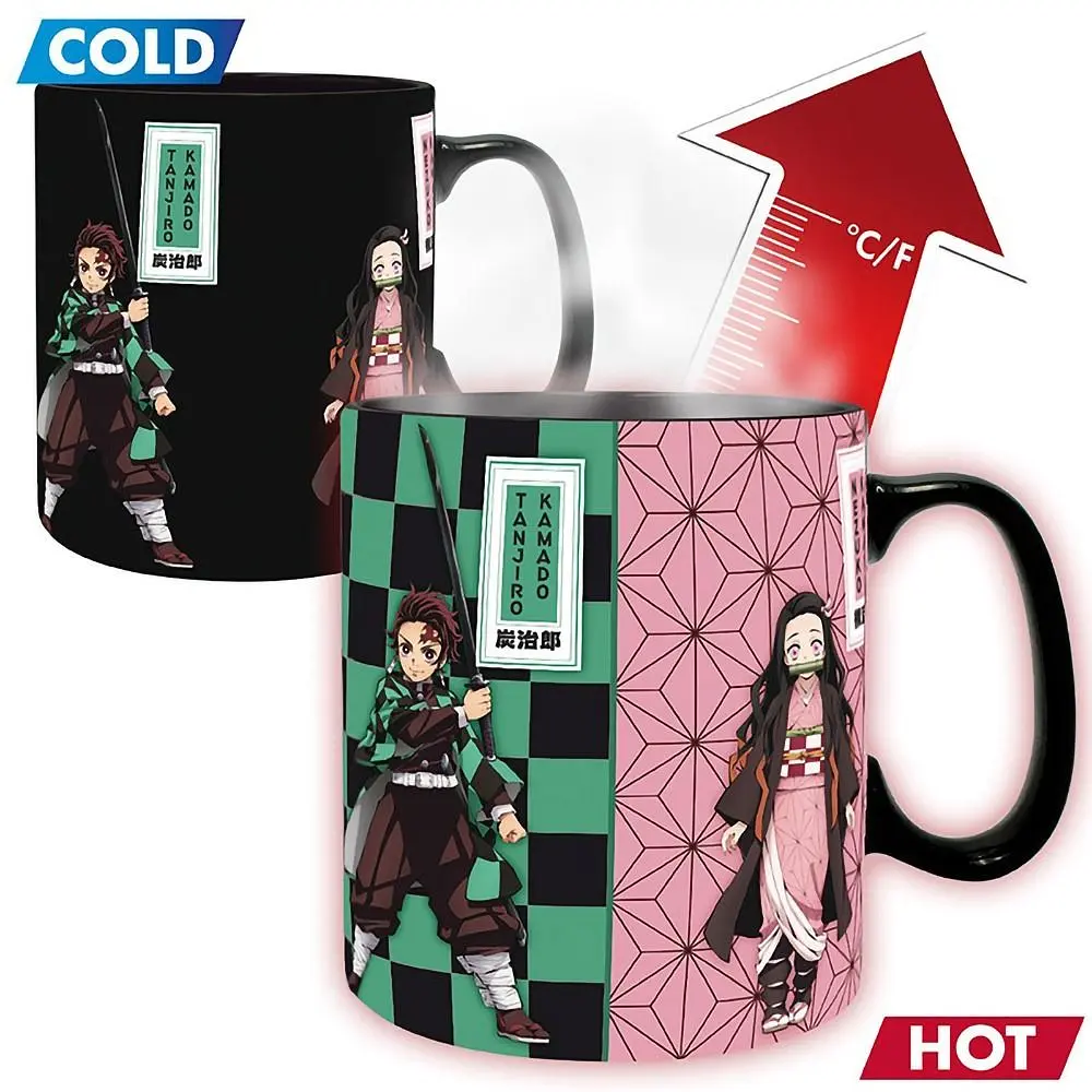 Чашка хамелеон AbyStyle Demon Slayer: Kimetsu no Yaiba Four Slayers 460 мл - фото 2
