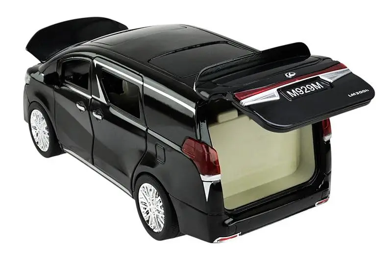 Іграшковий мікроавтобус Lexus LM300h 1:24 Автопром світлозвукові ефекти AP7716, 3 кольори, короб. 29х16х12, 6см - фото 4