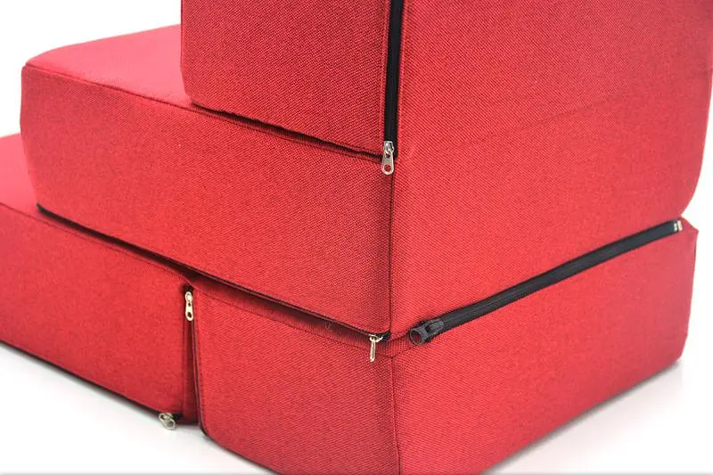 Сходинки Zoo-hunt трансформер для тварин Магнус трирівневі червоні - фото 3