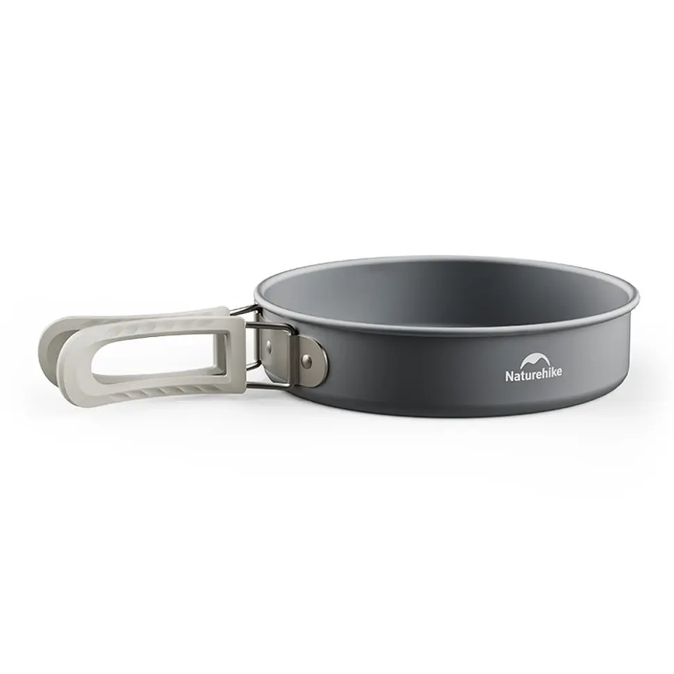 Сковорідка зі складаною ручкою Naturehike CNK2450CF010, 17,5 см, алюміній