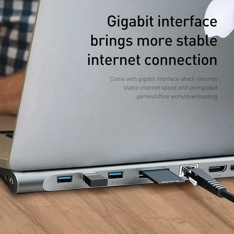 HUB адаптер Baseus Enjoyment Series Type-C Notebook 11-in-1 - фото 5