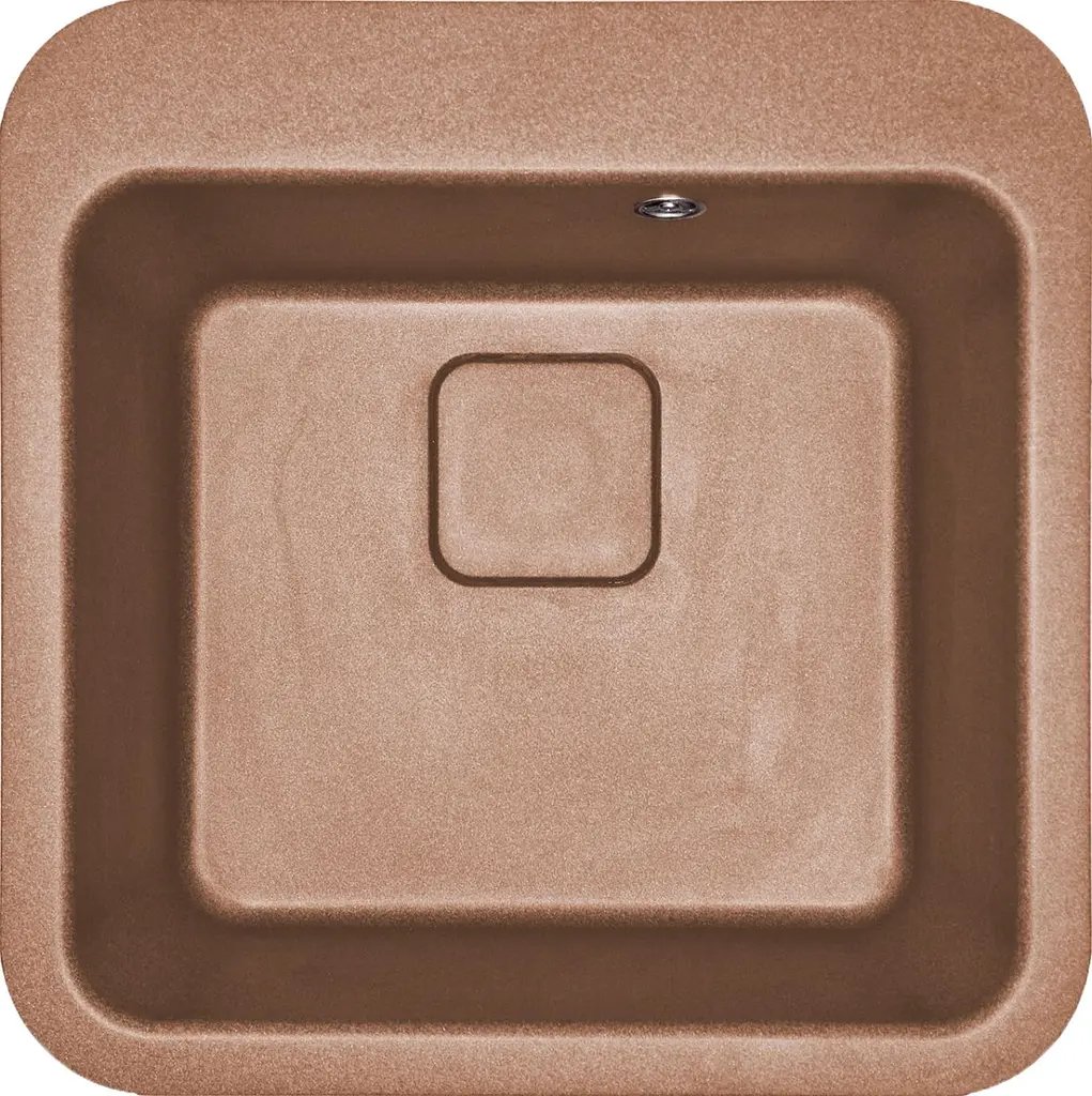 Кухонна мийка Adamant EXIST terra-cotta 500x500x190 мм, без крила 50 см - фото 3