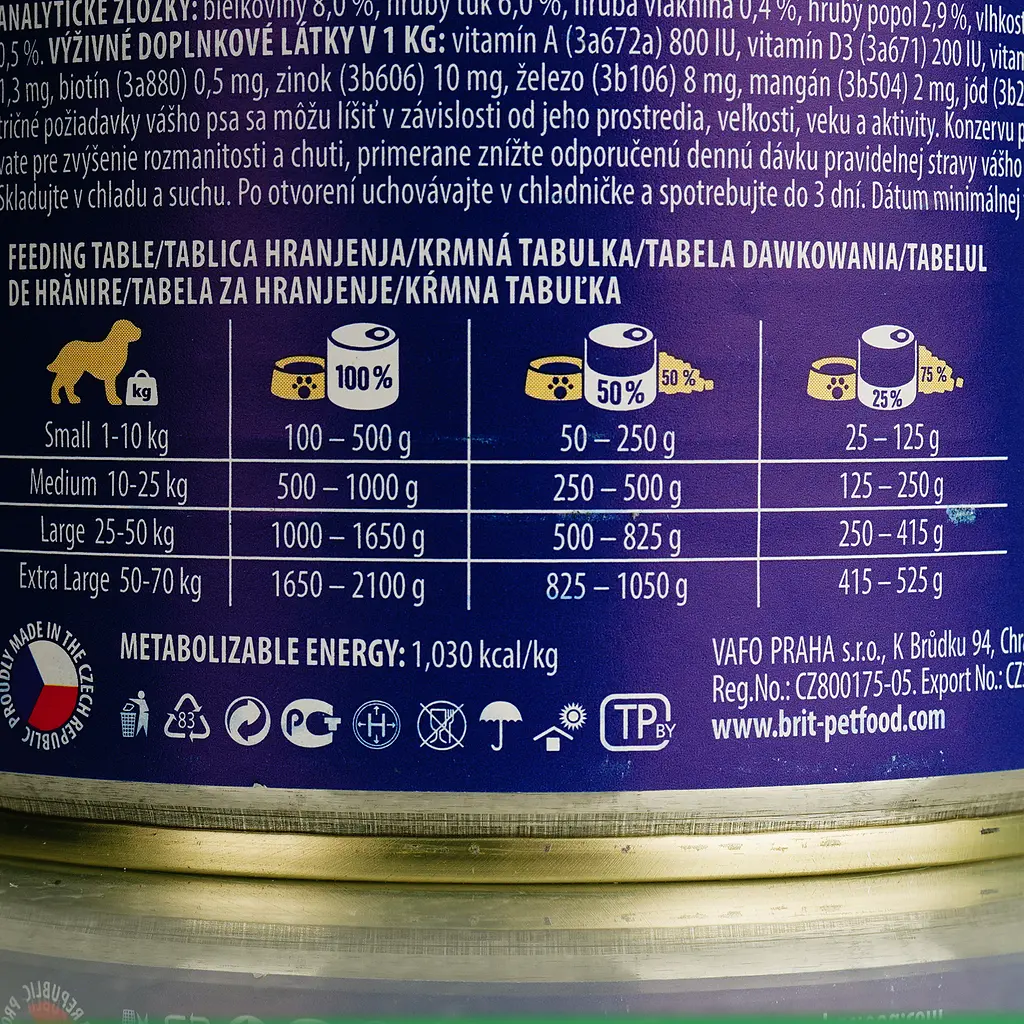 Беззерновий вологий корм для собак Brit Premium з куркою і курячими сердечками 800 г - фото 5
