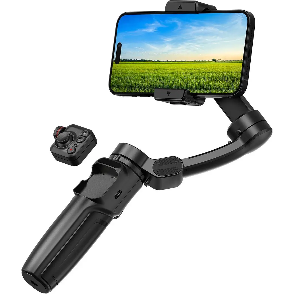 Стабілізатор відеозйомки WiWU AI Smart Checking Gimbal Pro Wi-SE016 Black (6977703654363) [163038] - фото 2