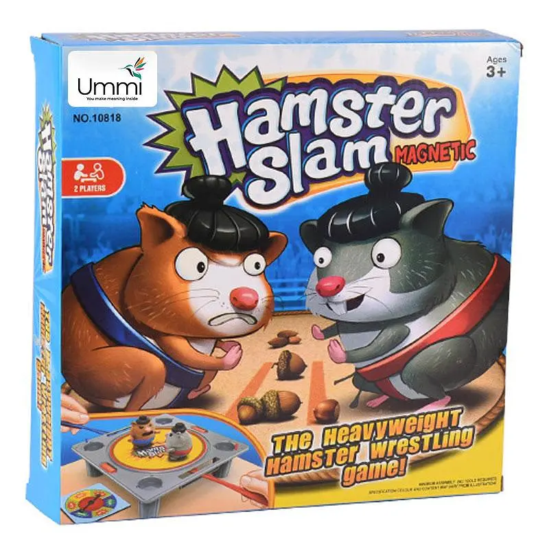 Настольная интерактивная игра Ummi 10818 Hamster Slam Grey - фото 3
