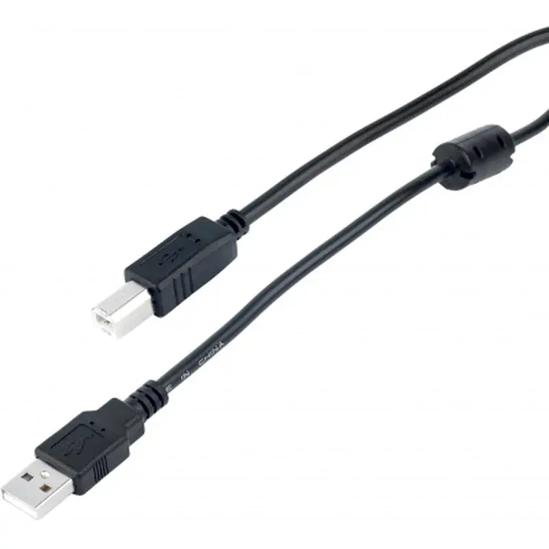 Кабель для принтера USB 2.0 AM/BM 1.5m black ProfCable (ProfCable12-150) - фото 4