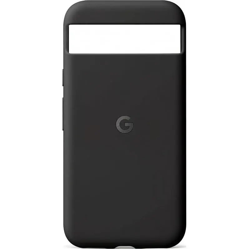 Силиконовый противоударный чехол Google Silicone Case для Google Pixel 8a Obsidian Black GA05487 - фото 4
