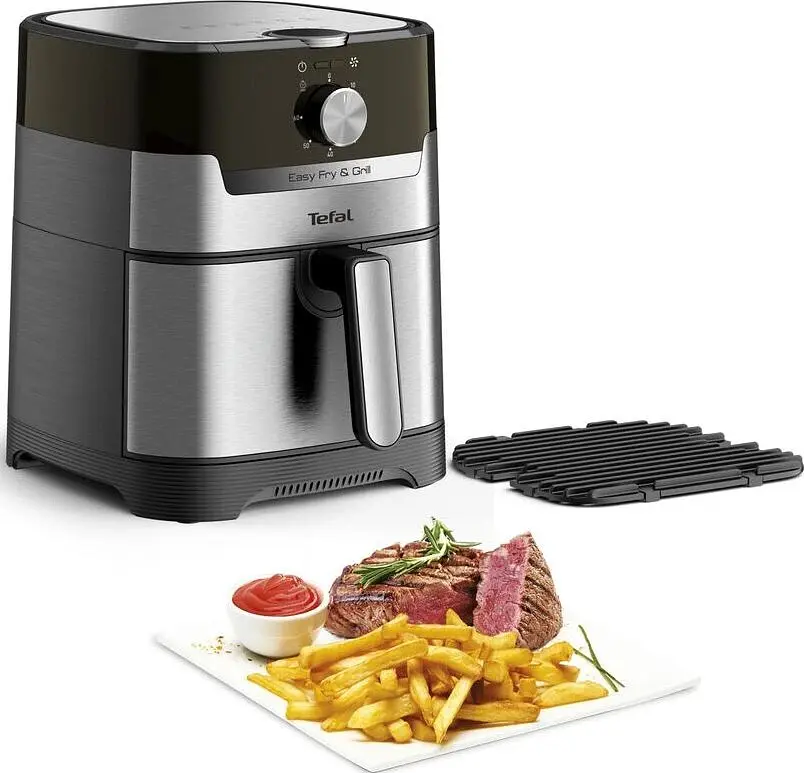 Мультипіч Tefal Air Fry&Grill EY501D15 Black/stainless steel UA - фото 7
