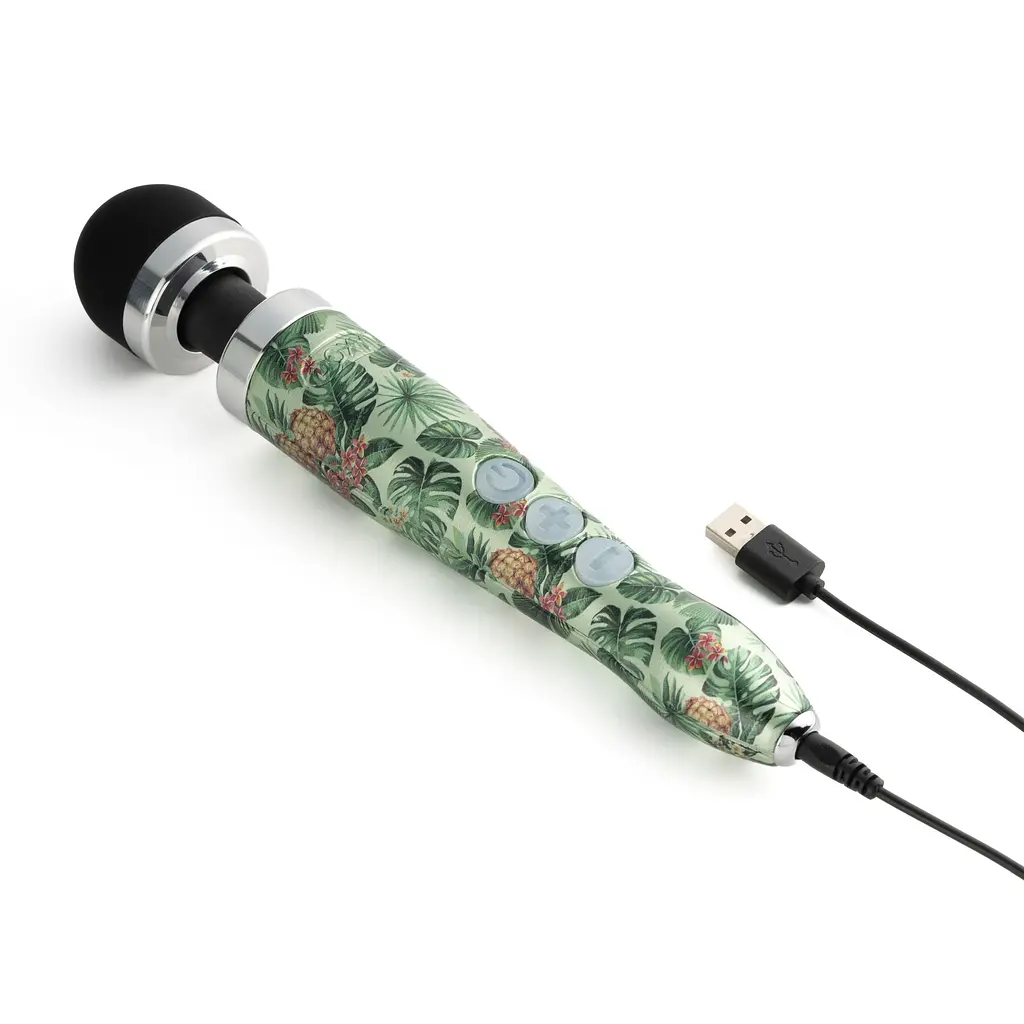 Вібромасажер DOXY Die Cast 3R - PINEAPPLE, дуже потужний, перезаряджуваний, металевий корпус - фото 3