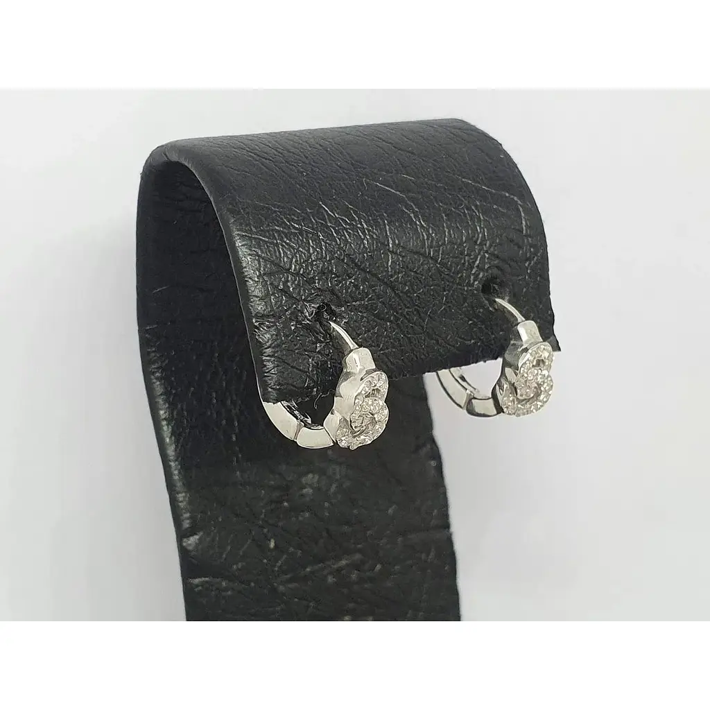 Серебряные серьги Vegas с фианитами. 20100Р - фото 3