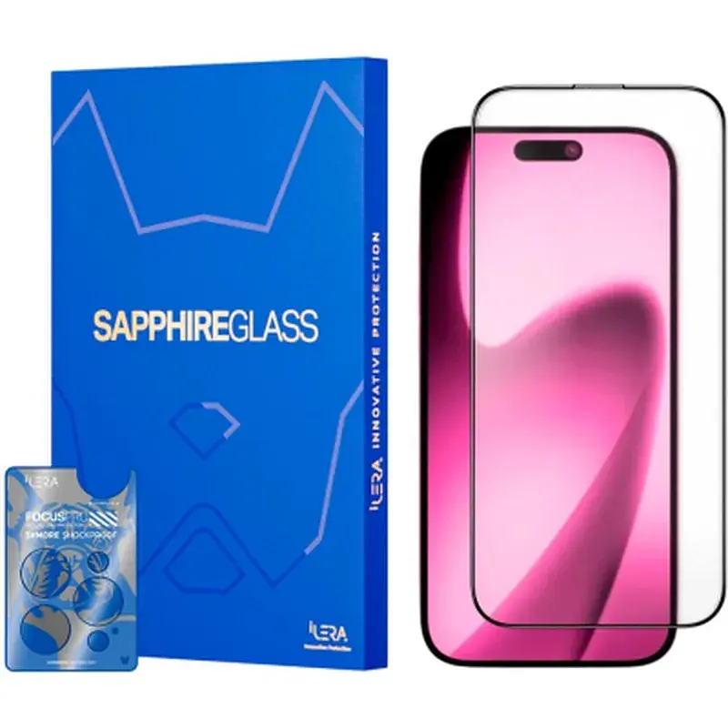 Скло захисне iLera Sapphire Ultra Glass 2.0 iPhone 17 Air (ILSPDLPL17AIR)