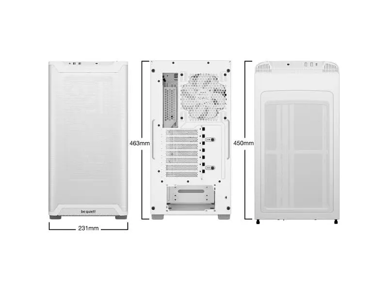 Корпус Be quiet! Pure Base 501 Airflow Window White (BGW75) - фото 4