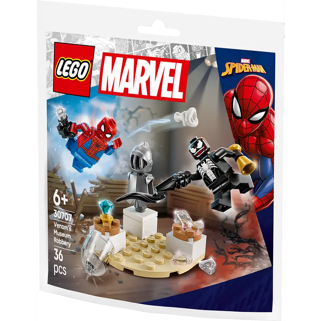 Конструктор LEGO Super Heroes Marvel Ограбление музея Веномом 36 деталей (30707) - фото 2