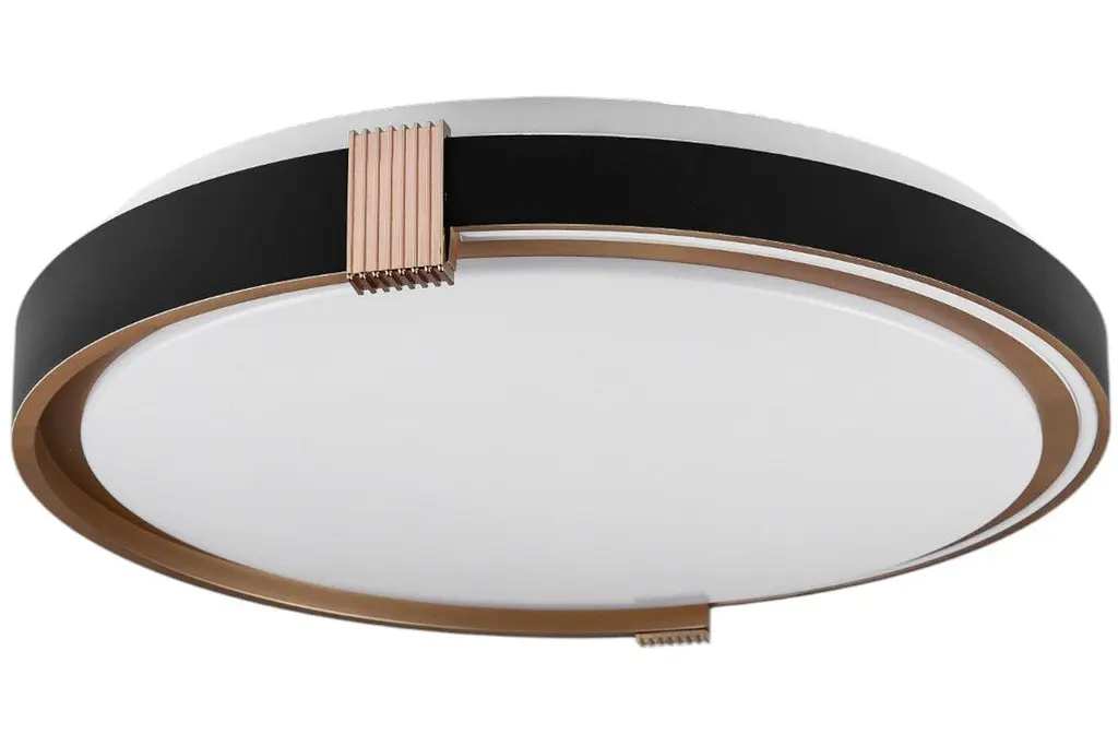 Стельовий світильник Coliseum матовий 60W 395 x 60 мм 3000К-6500К з ДК чорне золото