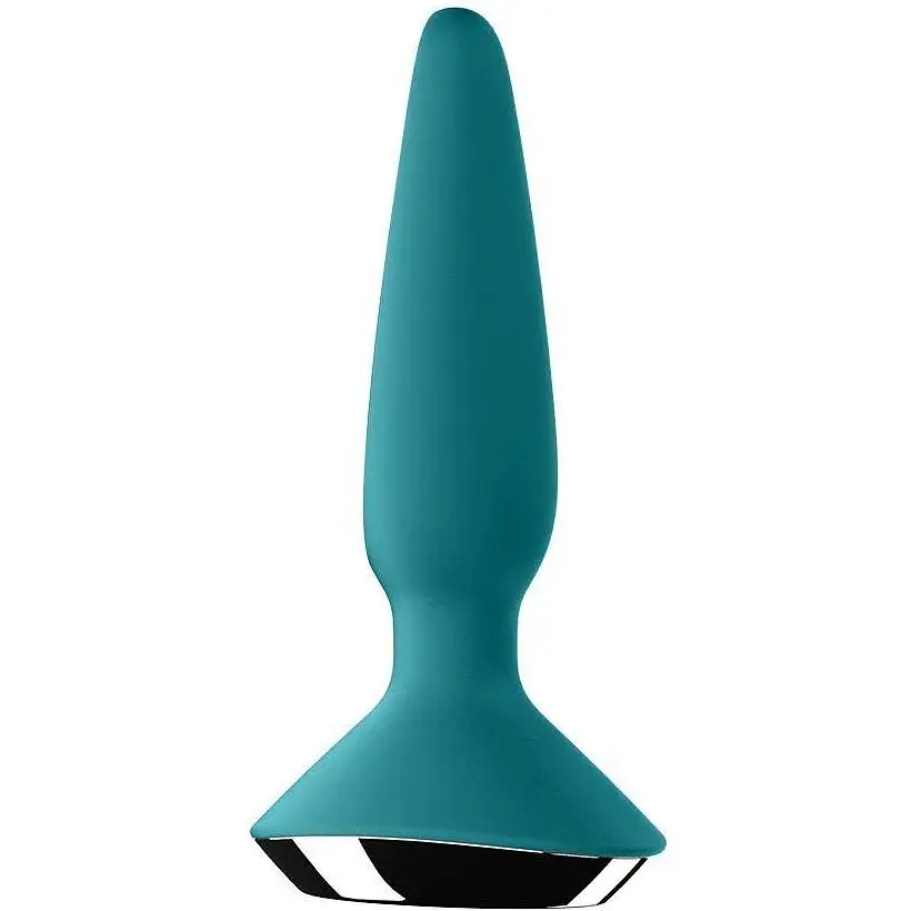 Анальная смарт-вибропробка Satisfyer Plug-ilicious 1 Зеленая - фото 3