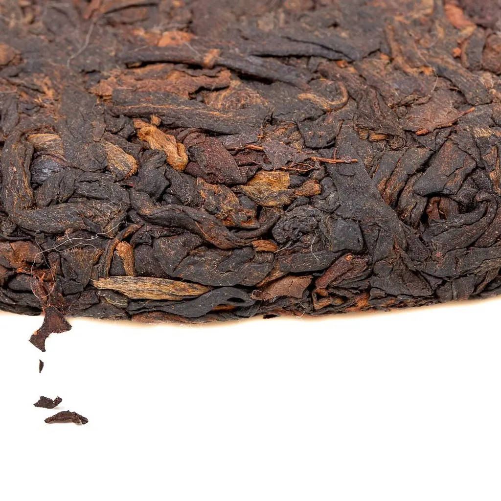 Чай Jinglong Tea Factory Шу Пу Ер Цзин Лун 159 2020 р. - млинець, 200 г - фото 6