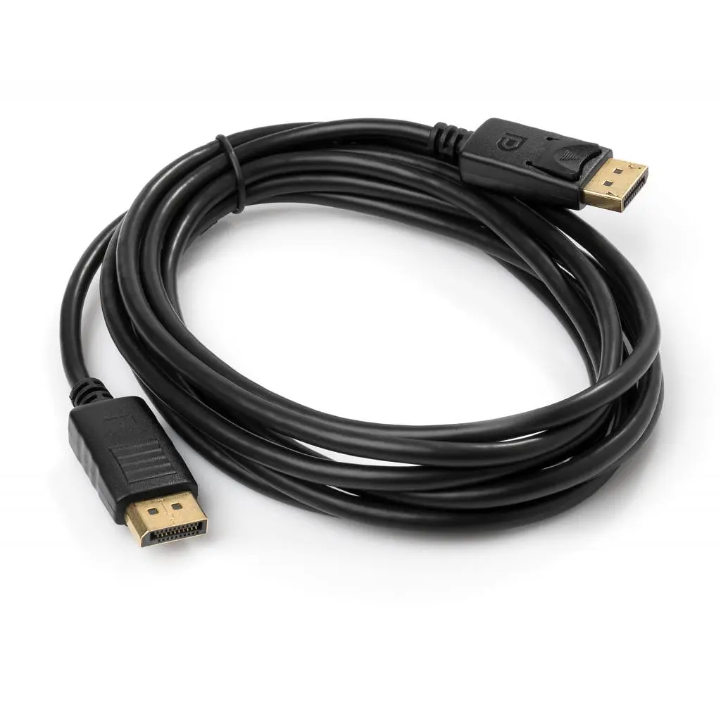 Кабель мультимедійний DisplayPort M to DisplayPort M 3.0m Vinga (VCPDPMM3BK) - фото 3