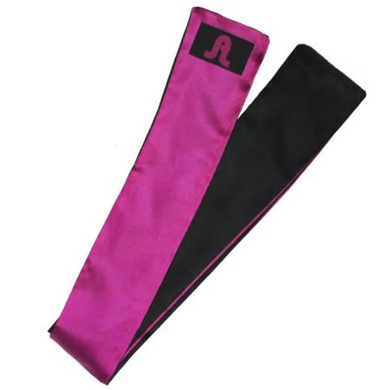 Сатинова пов'язка на очі Adrien Lastic Satin Sash, чорна з рожевим - фото 2