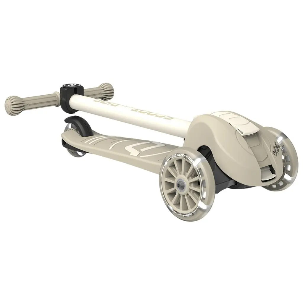 Самокат Scoot and Ride Highwaykick-3s колеса світяться 3+ років світло-сірий (SR-00937) - фото 10
