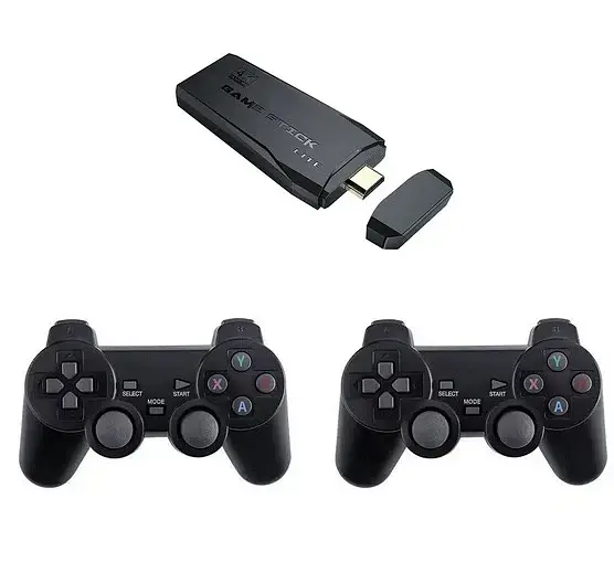 Ігрова приставка M8 64 gb Mini Game Stick 4K HDMI + 2 бездротові джойстики, консоль для телевізора - фото 8