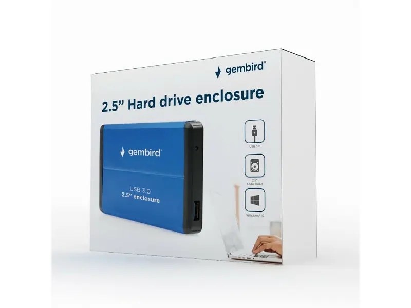 Зовнішня кишеня Gembird EE2-U3S-2-B - фото 4