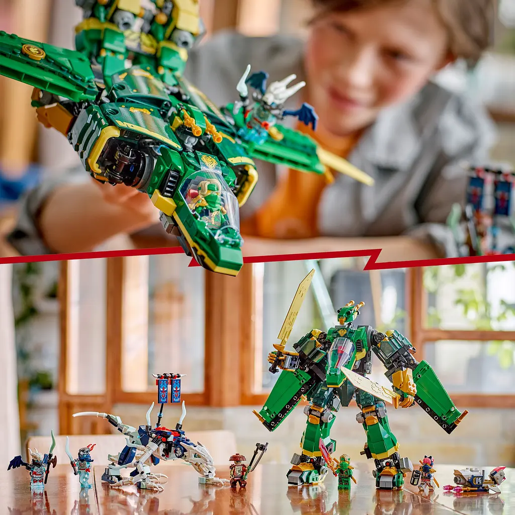 Конструктор LEGO Ninjago Реактивний робот Ллойда 1112 деталей (71845) - фото 16