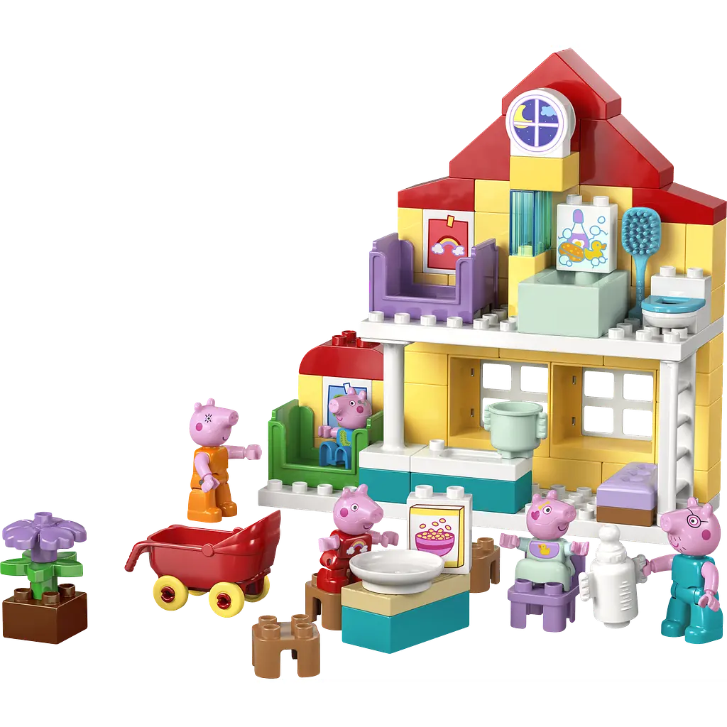 Конструктор LEGO DUPLO Peppa Pig Семейный дом 84 детали (10467) - фото 2