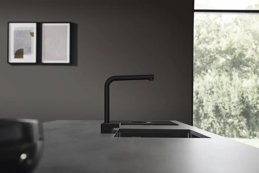 Змішувач для кухні Hansgrohe Aquno Select M81 з висувним душем matt black 73836670 - фото 3