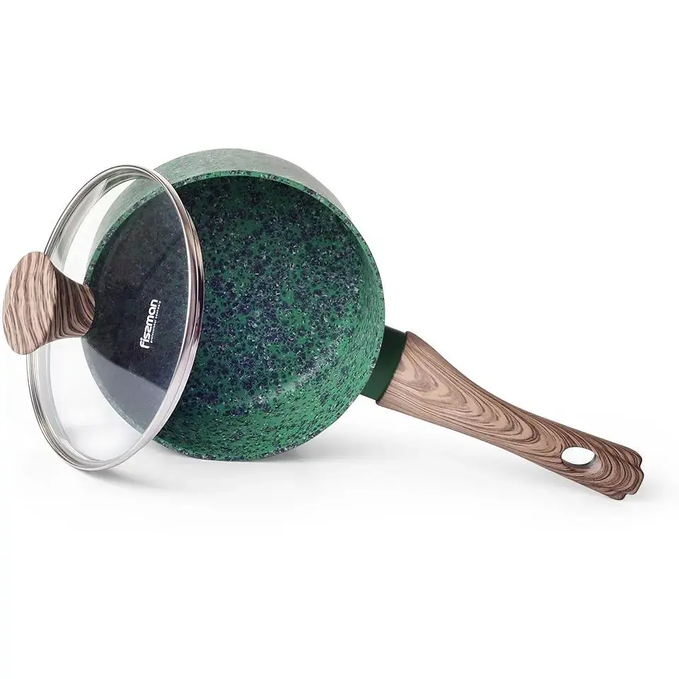 Ківш Fissman Malachite зі скляною кришкою 1.4 л (4317) - фото 2