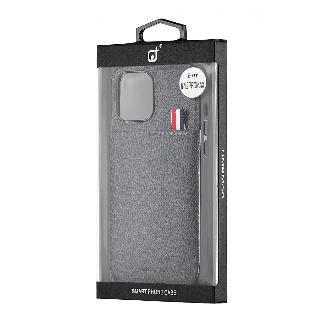 Чохол Jinduka Leather Pocket iPhone 12 Pro Max Black - фото 2