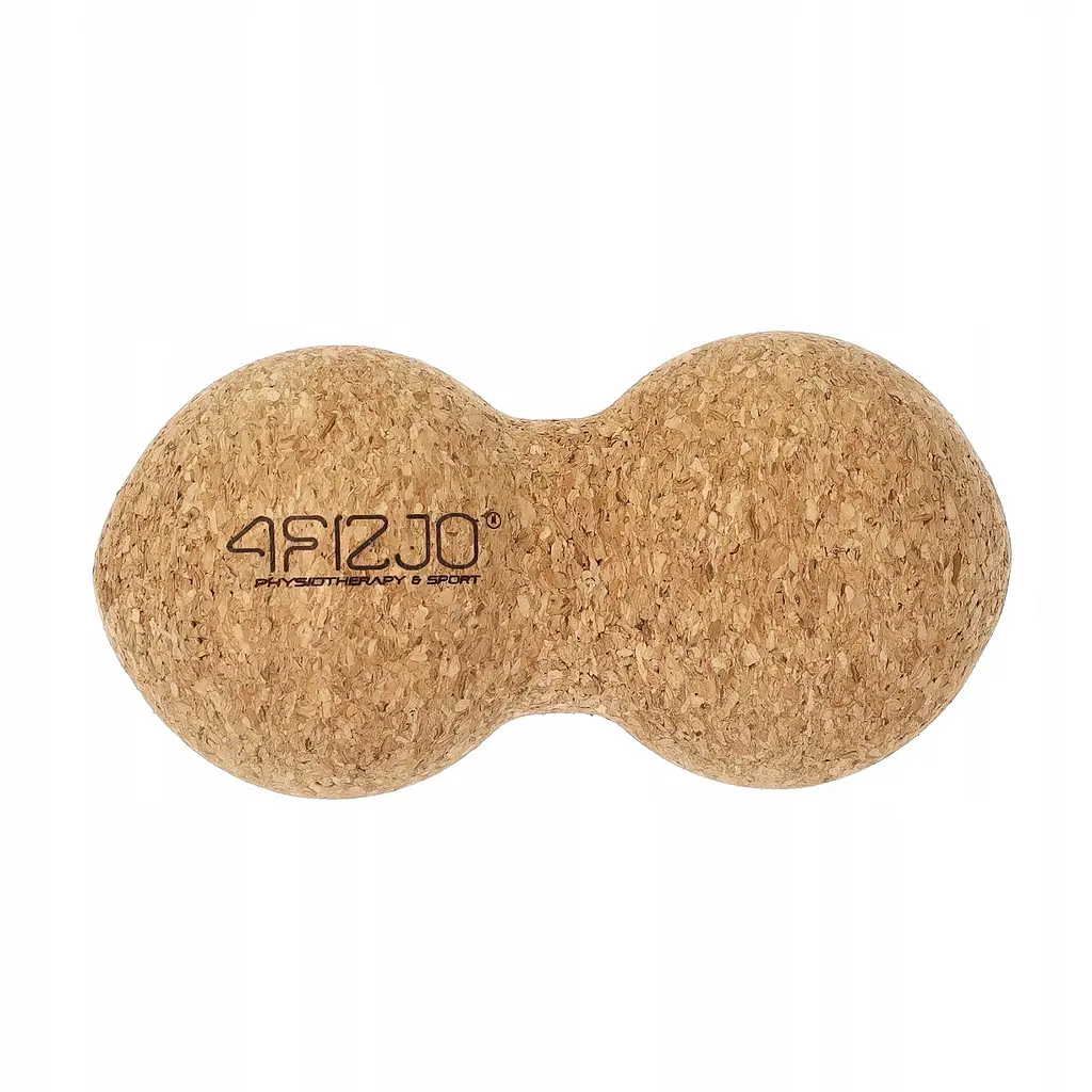 Масажний м'яч подвійний 4FIZJO Lacrosse DuoBall Cork 6.5 x 13.5 см 4FJ0568 (P-5907739319586) - фото 2
