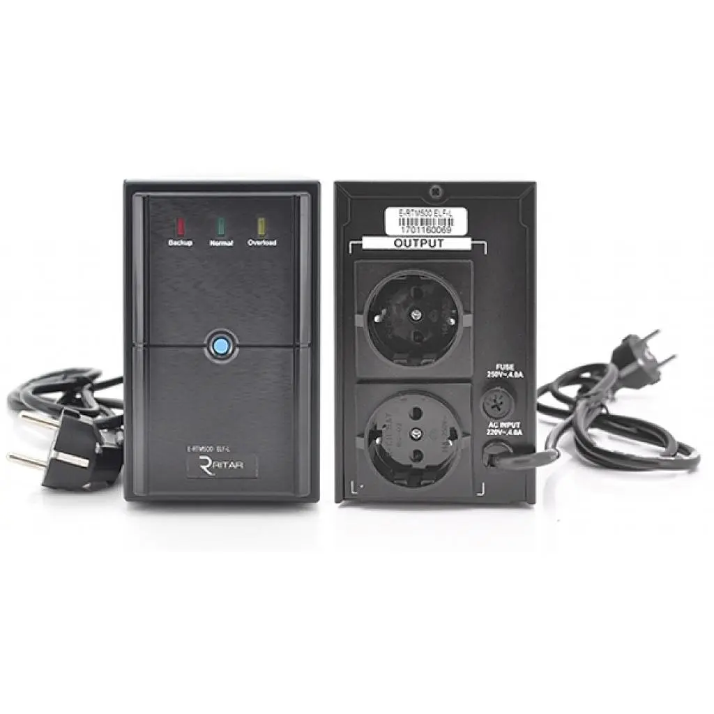 Пристрій безперебійного живлення Ritar E-RTM500 (300W) ELF-L (E-RTM500L) - фото 3