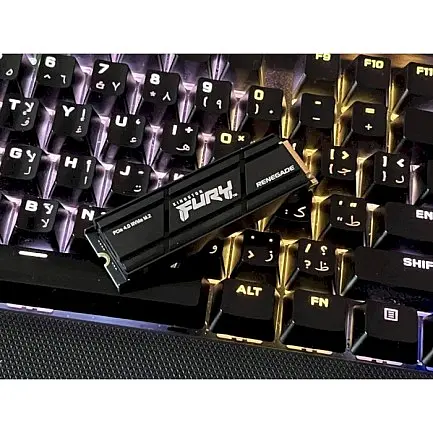 SSD диск Kingston FURY Renegade with Heatsink 2TB NVMe M.2 2280 PCIe 4.0 x4 3D NAND TLC (SFYRDK/2000G) - фото 6