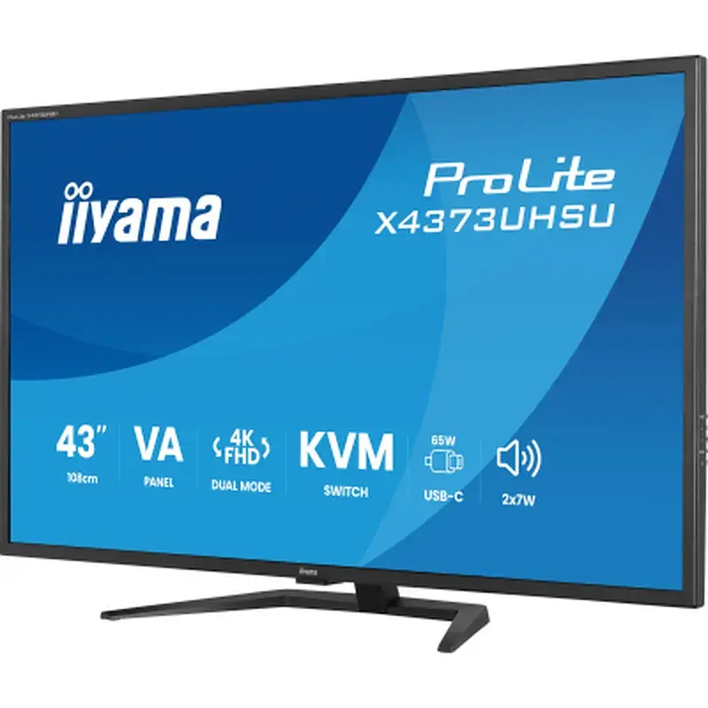 Монітор iiyama X4373UHSU-B2 - фото 3