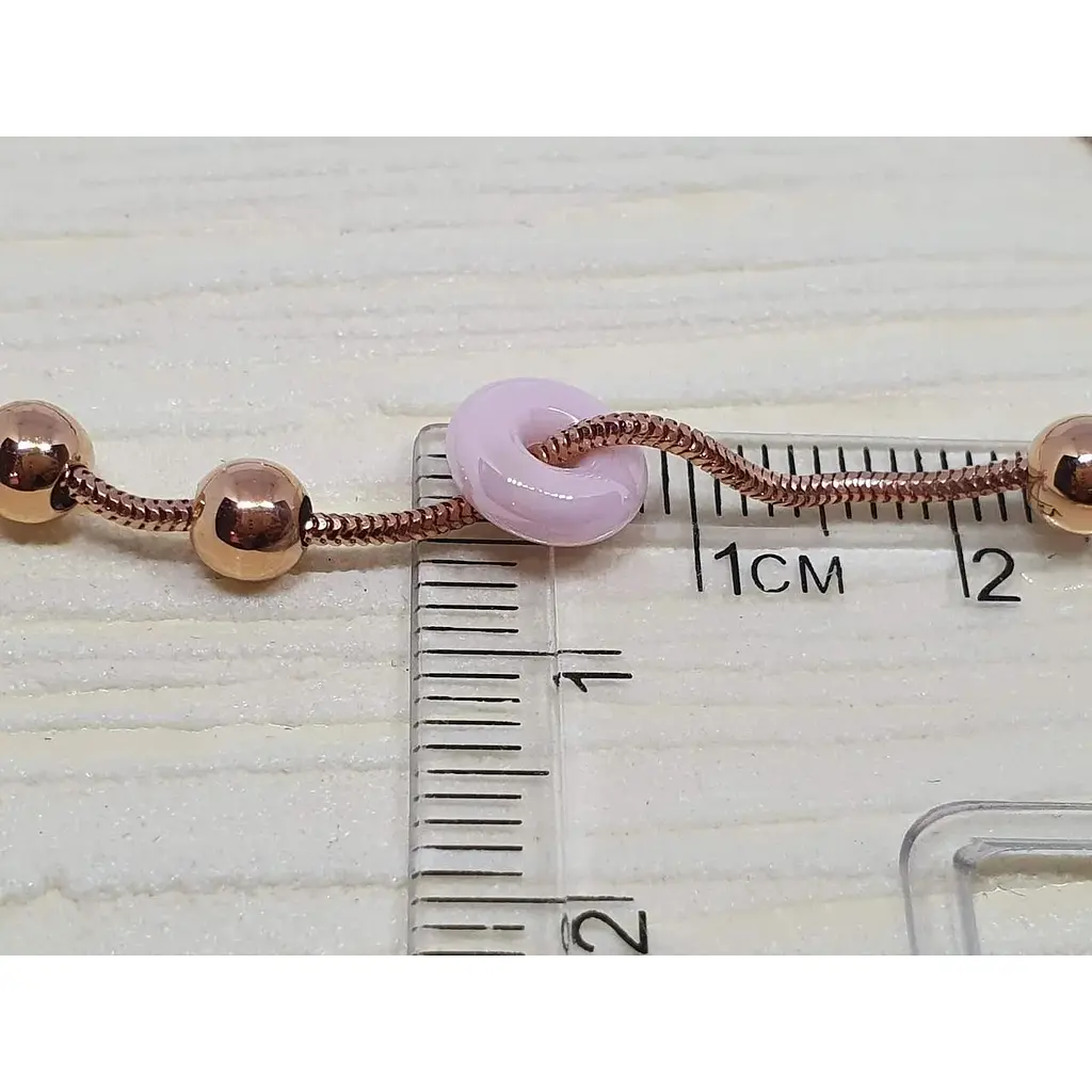 Золотий браслет Favoritum з керамікою. 911124 - фото 2