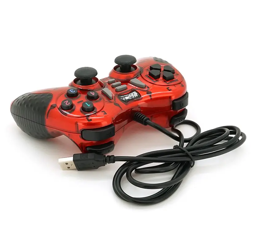 Геймпад джойстик Microkingdom 8700 DoubleShock USB Red - фото 2