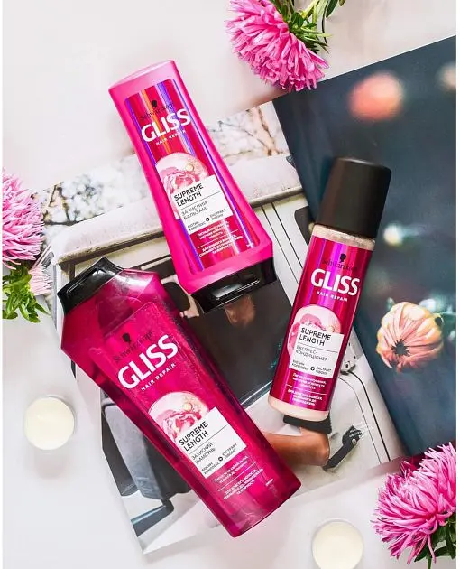 Защитный шампунь Gliss Supreme Length, для длинных волос склонных к повреждениям и жирности, 250 мл - фото 3