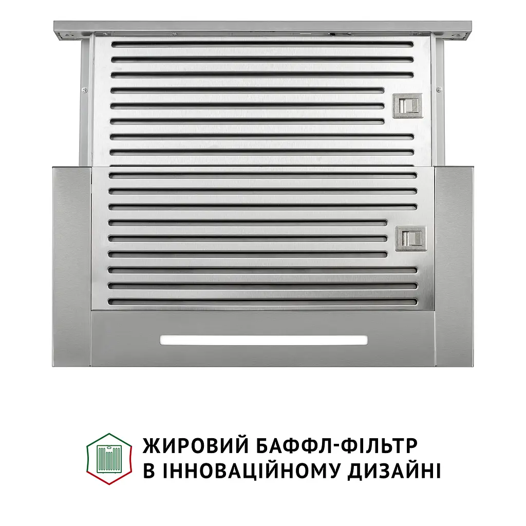 Витяжка телескопічна PERFELLI ISEO 6PSF INOX - фото 6