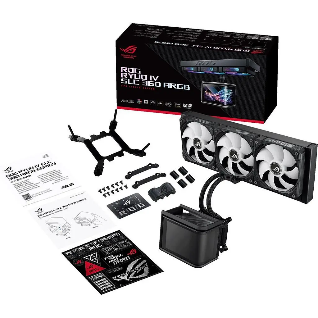 Система водяного охлаждения Asus ROG Ryuo IV SLC 360 ARGB (90RC0151-B0EAY0) - фото 11