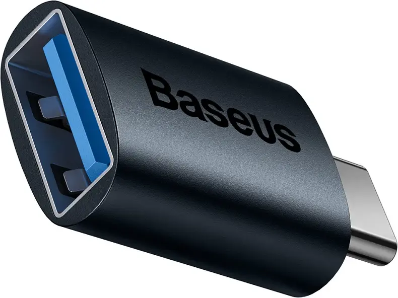Адаптер Baseus Ingenuity Series Mini OTG Adaptor Type-C to USB-A 3.1 blue (ZJJQ000003) - фото 5