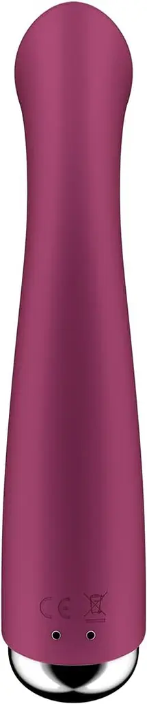 Вібратор Satisfyer Spinning G-Spot 1 16.5 см бордовий - фото 7