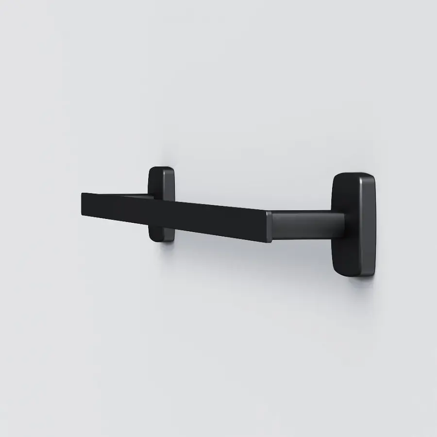 Вішалка для рушників AM.PM Gem 50 см black A90346422 Чорний матовий - фото 4