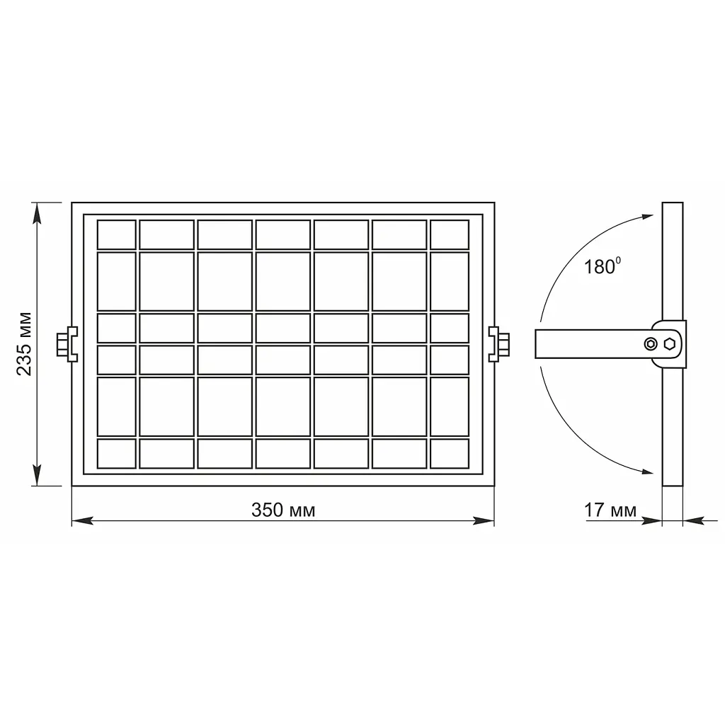 Прожектор Videx LED 1000LM 5000K 3.2V (VL-FSO2-505) - фото 8