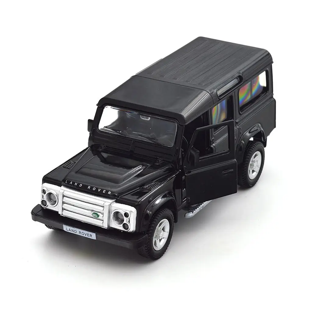 Автомодель TechnoDrive Land Rover Defender 110, 1:32, чорна (250341U) - фото 3