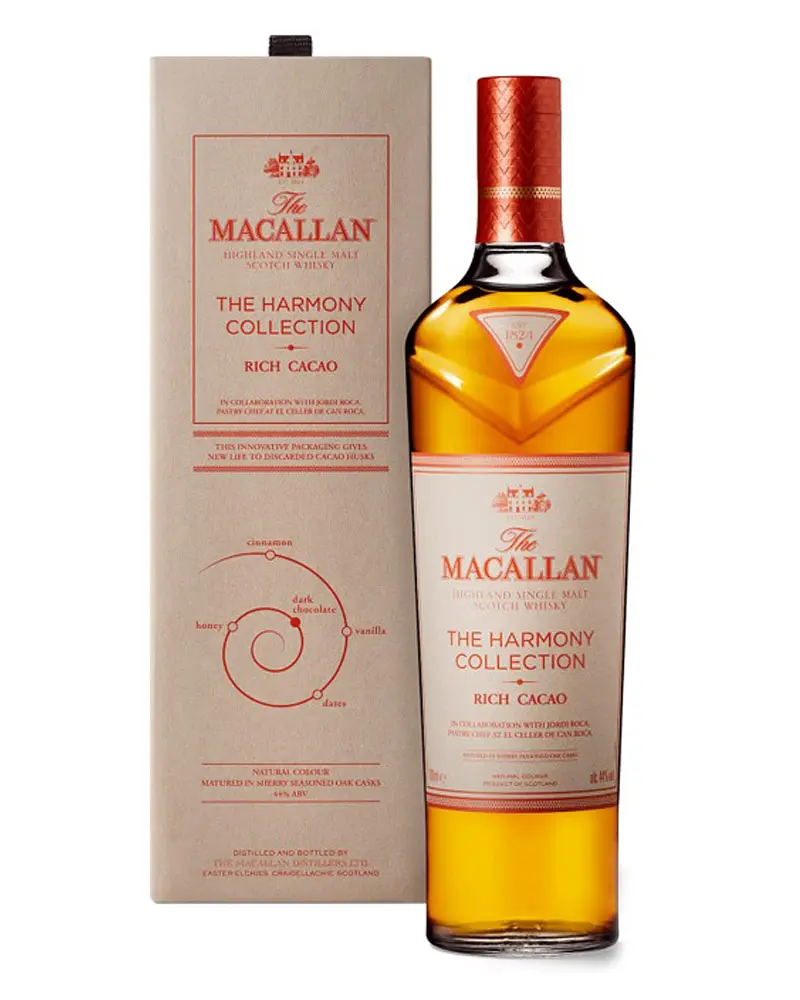 Віскі The Macallan Rich Cacao The Harmony Collection (Колекційний. Знято із виробництва в 2021) 44% 0.7 л в подарунковій коробці