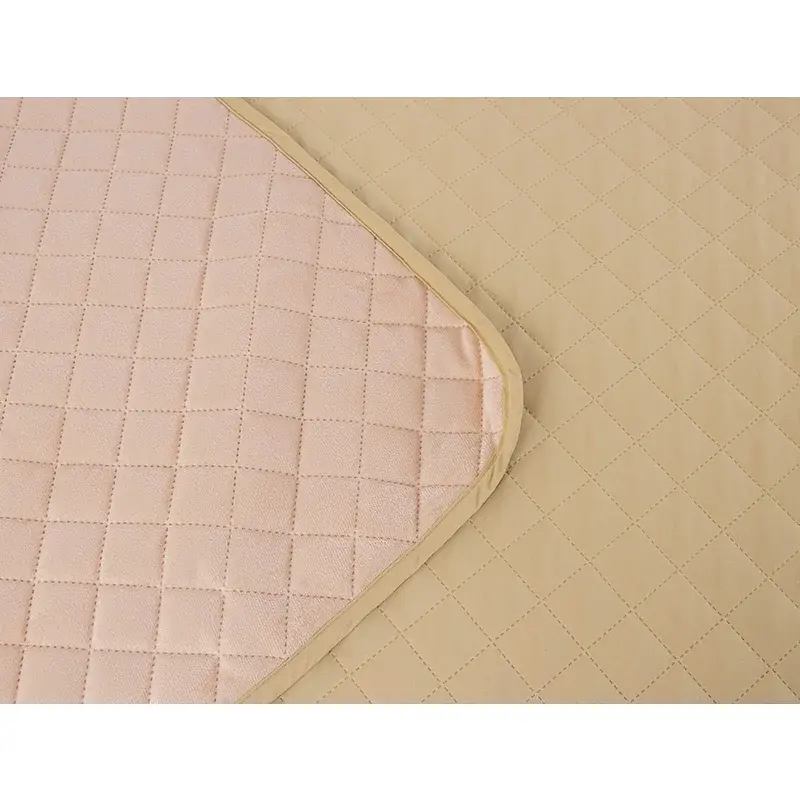 Покривало Руно двостороннє декоративне Velour Apricot ромб 150х220 см персикове - фото 7